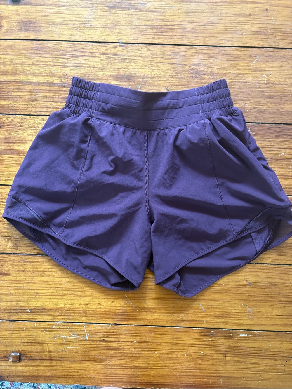 lululemon athletica Deep Plum Running Shorts
